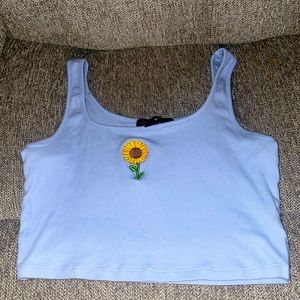 🍉Sunflower cropped tank top🍉